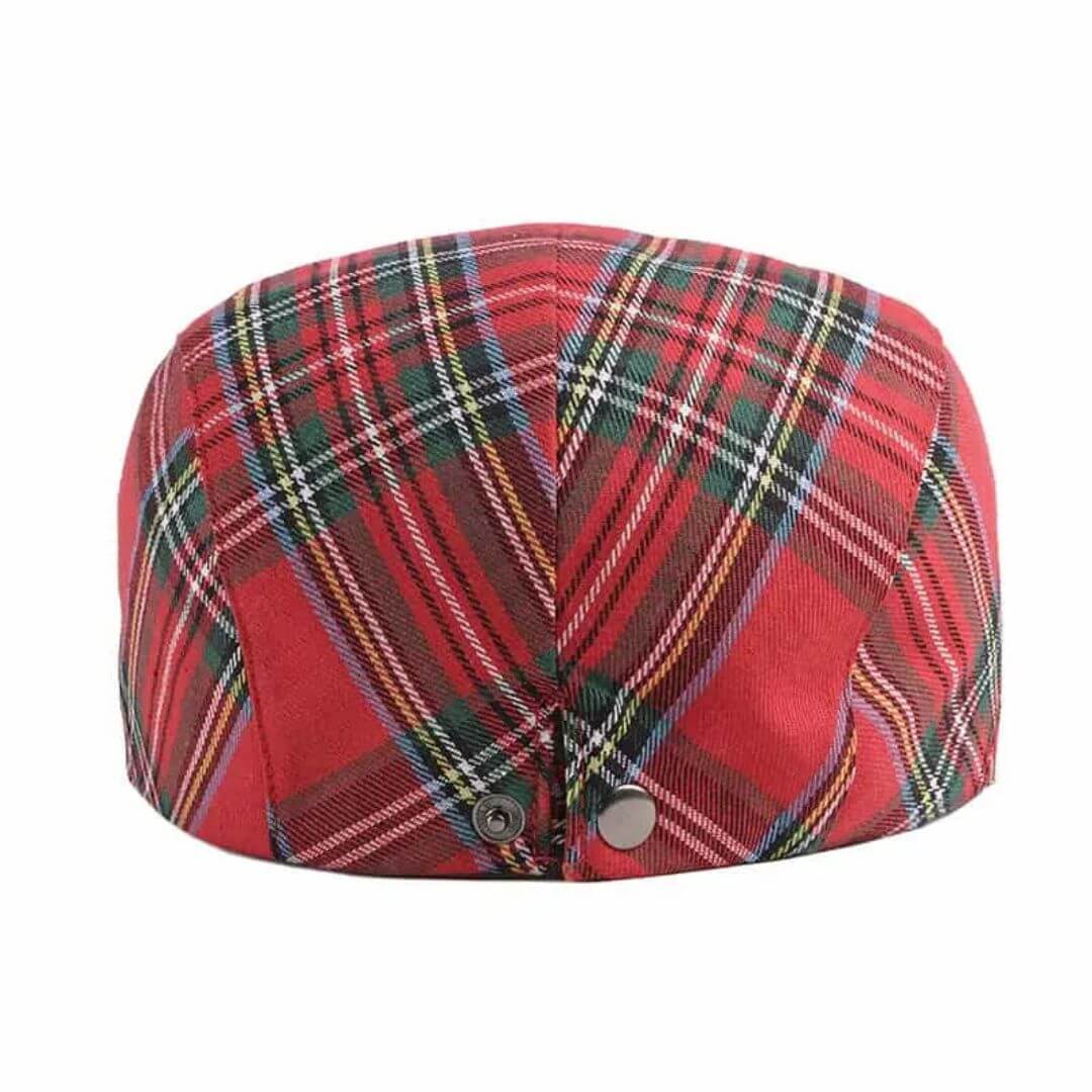 Tartan Cotton Ivy Cap | BOSTON