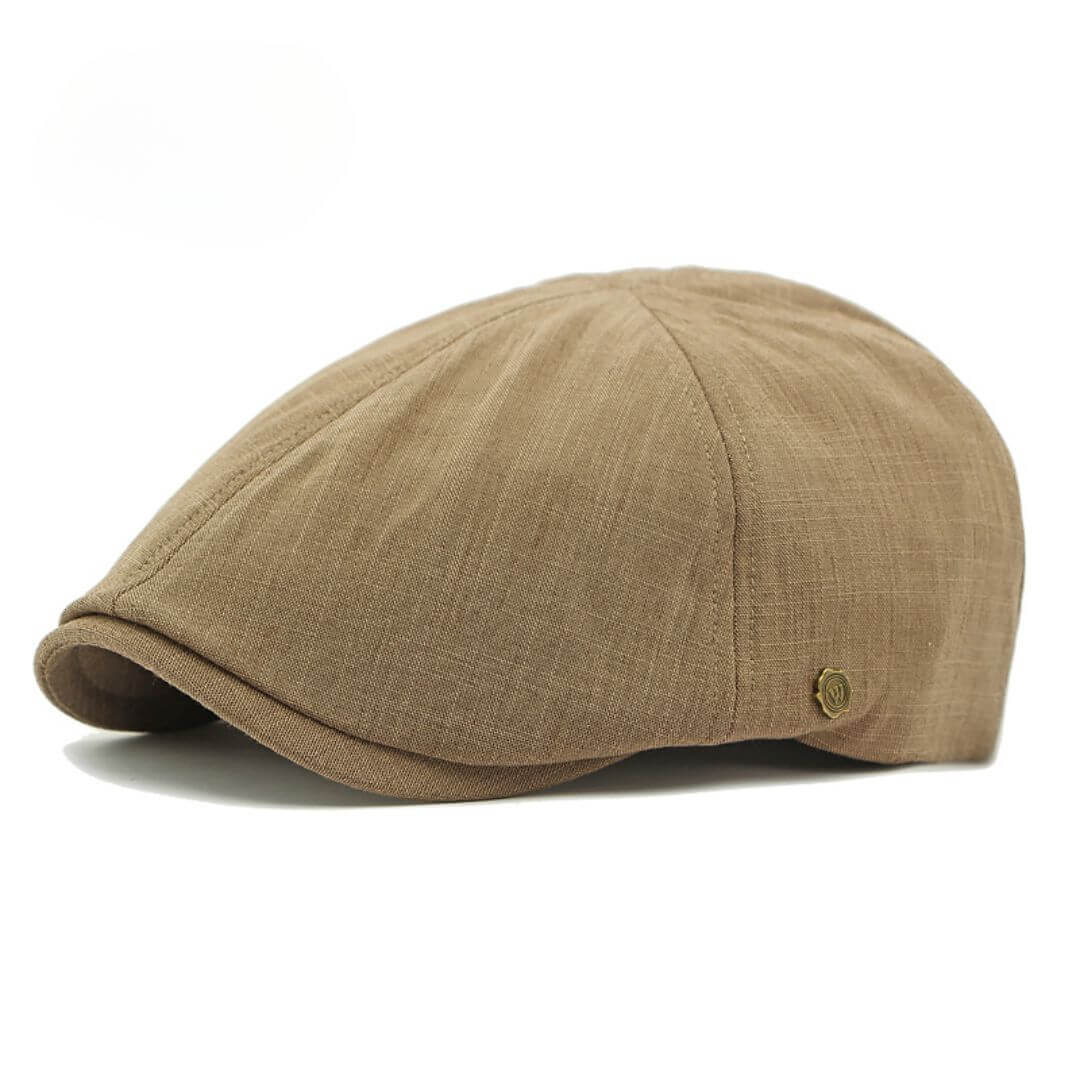 Brushed Cotton Flat Cap | ATLANTA