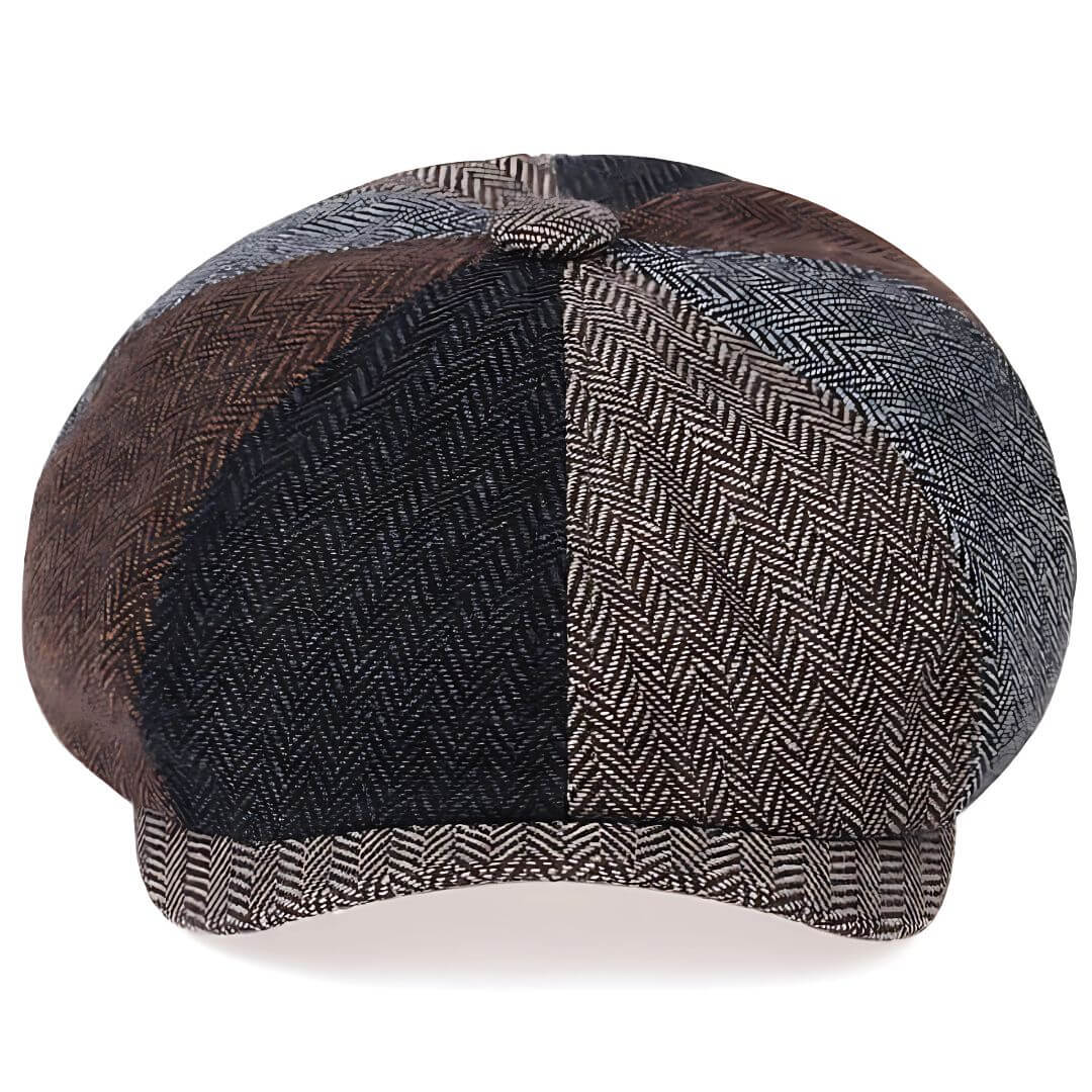 Wool Blend Patchwork Cap | CLEVELAND