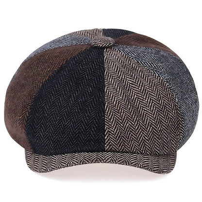 Wool Blend Patchwork Cap | CLEVELAND