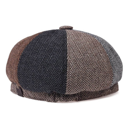 Wool Blend Patchwork Cap | CLEVELAND