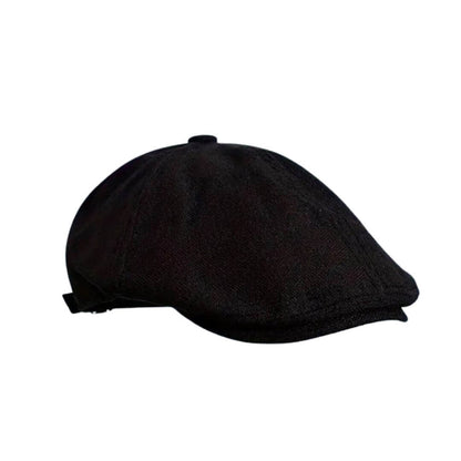 Linen Blend Flat Cap | MUNICH