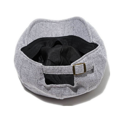 Linen Cotton Flat Cap | ASPEN