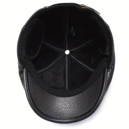 Leather Flat Cap | KALMAR