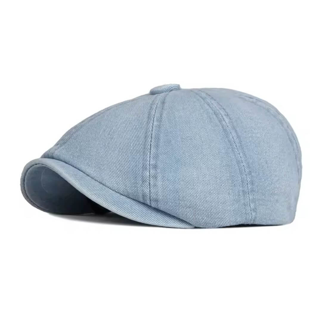 Denim Newsboy Cap | LUCERNE