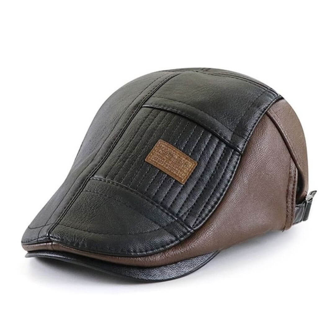 Vegan Leather Flat Cap | TYSON