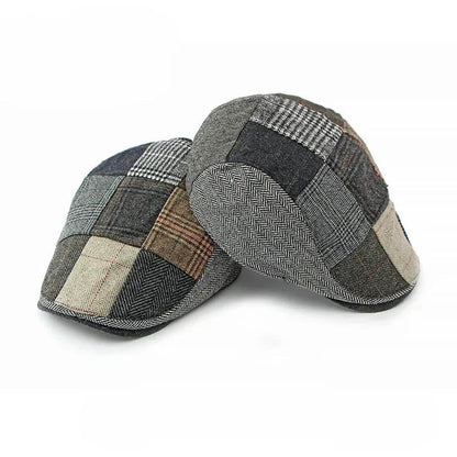 Patchwork Tweed Flat Cap | BRIDGER
