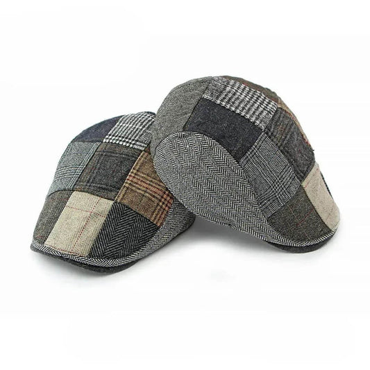 Patchwork Tweed Flat Cap | BRIDGER