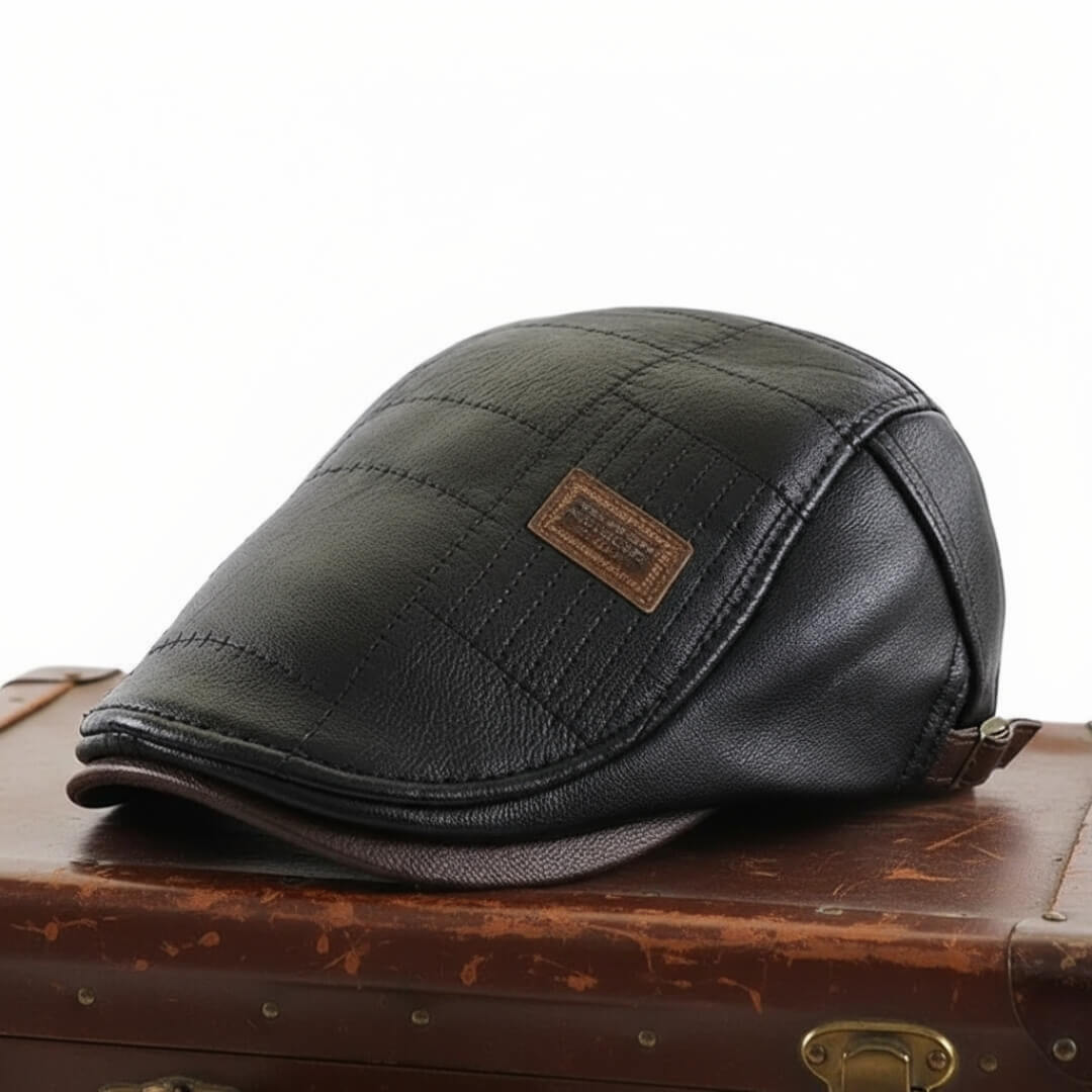 Leather Grid Cap | COPENHAGEN