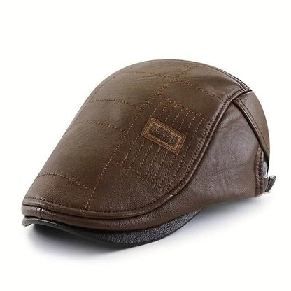 Leather Grid Cap | COPENHAGEN