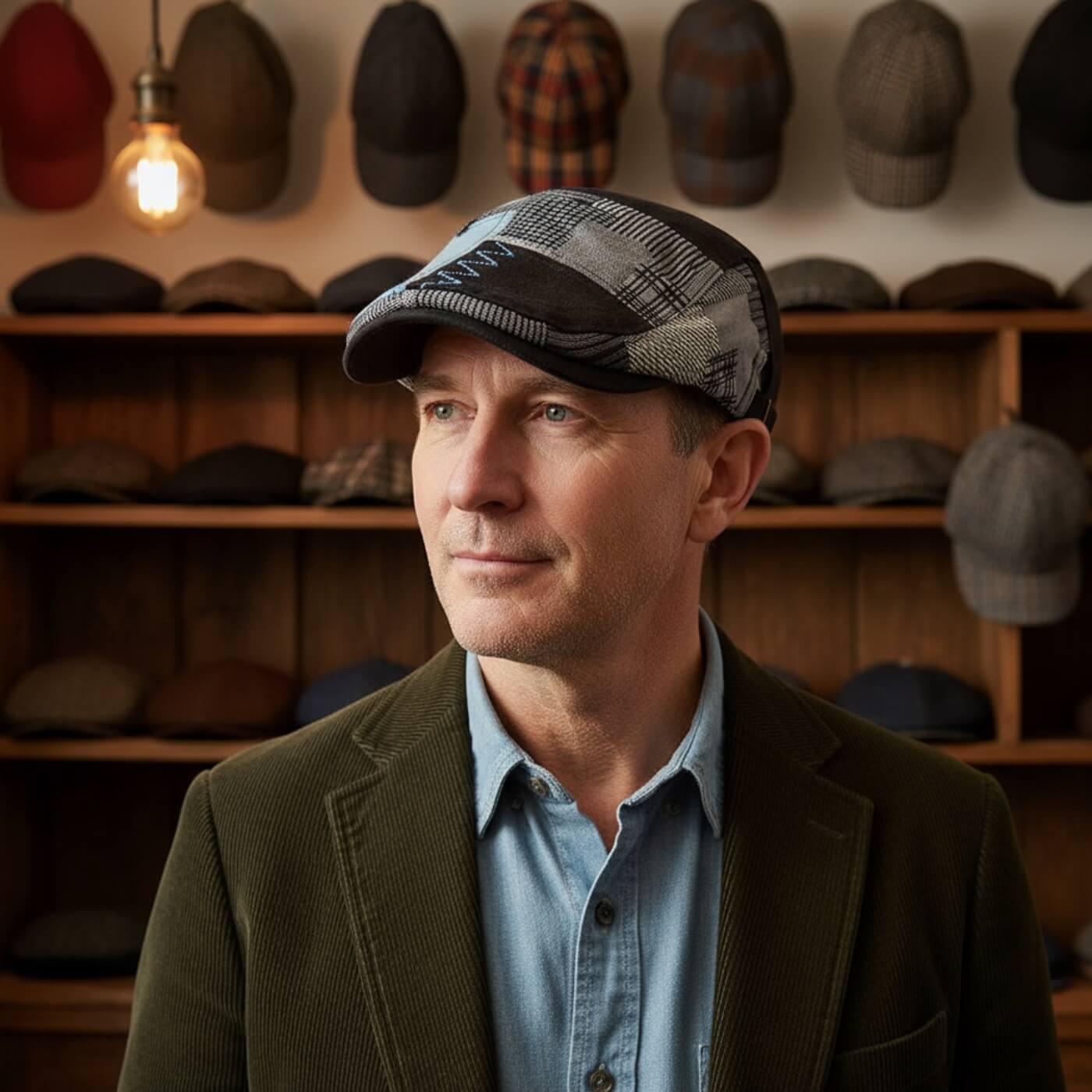 Cotton Patchwork Cap | DURHAM