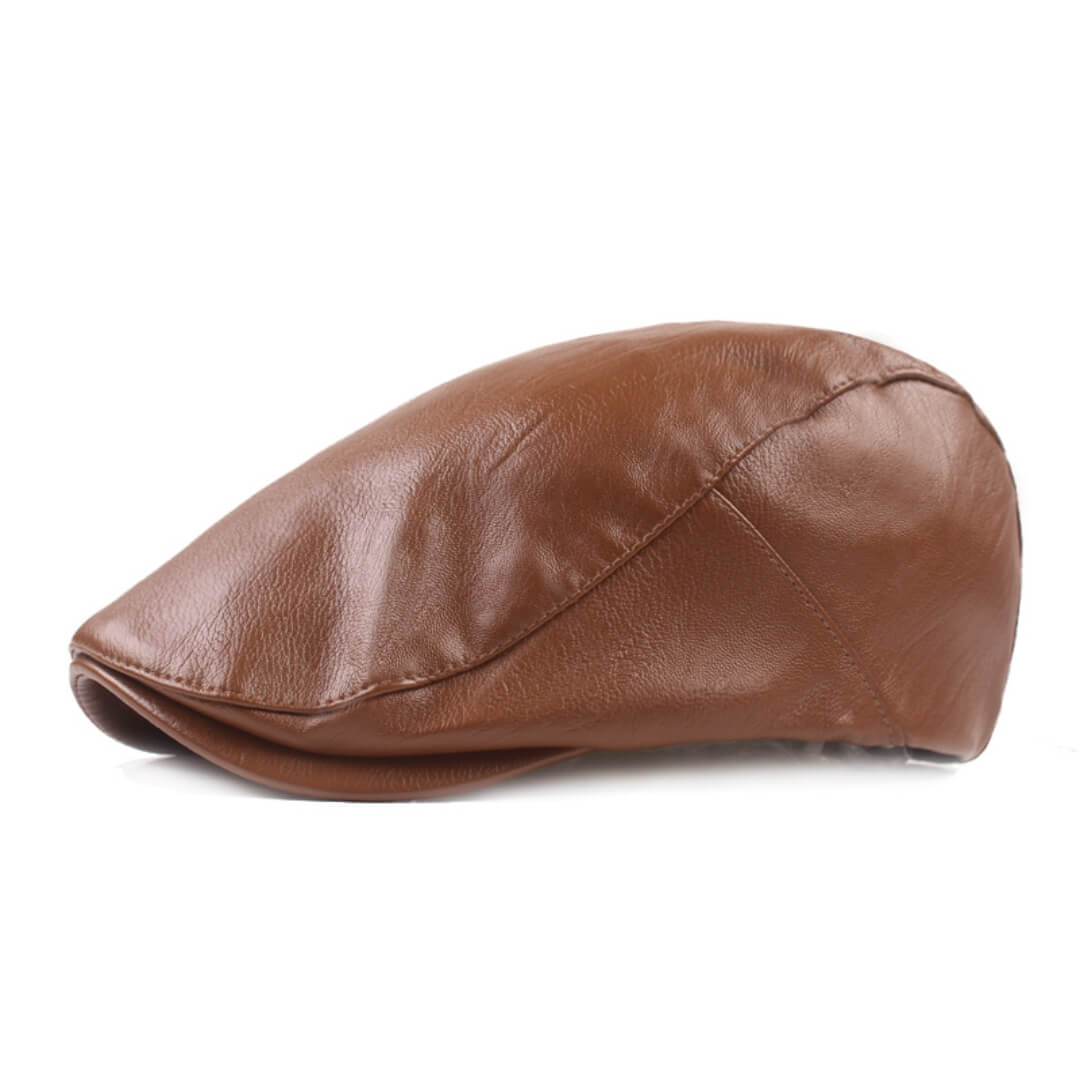 Leather Flat Cap | PATERSON