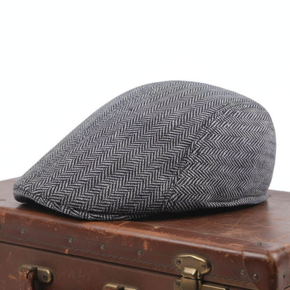 Herringbone Cotton Blend Cap | PUEBLO